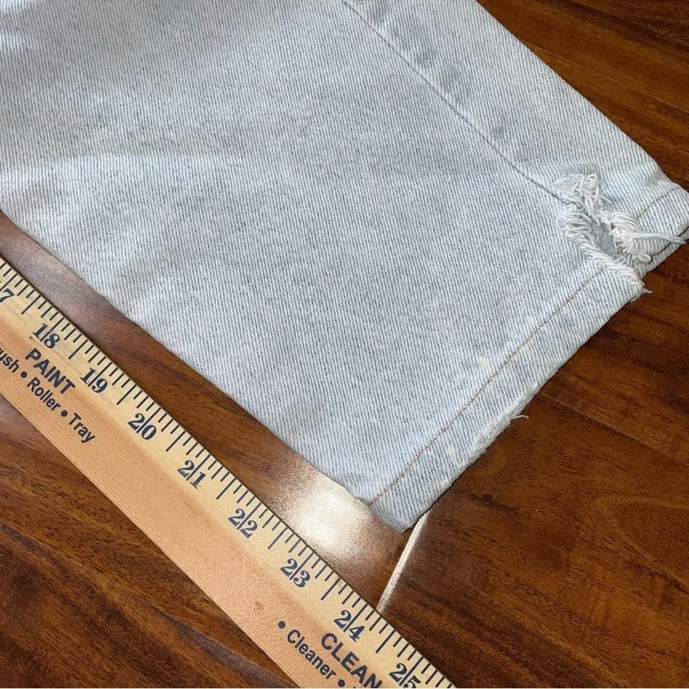 Vintage 90s Lee High Waisted Light Washed Jeans Size 27x24 Y2K - Picture 5 of 9